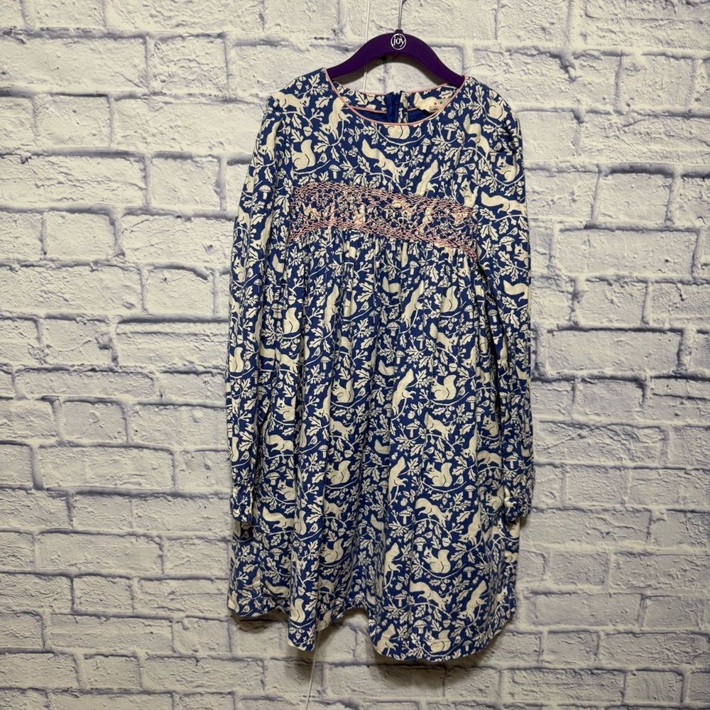 Mini Boden woodland dress size 11-12 100% cotton